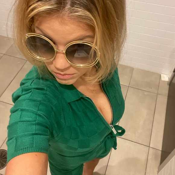 Maniere De Voir Green Jumpsuit - Picture 3 of 7